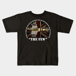 Spitfire Battle Of Britian RAF Fighter Aircraft Plane Airplane British Supermarine Kids T-Shirt